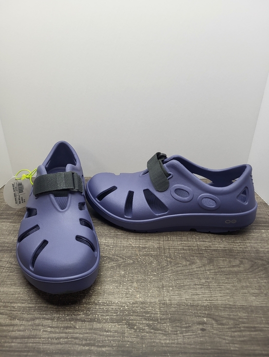 Oofos OOcandoo Recovery Shoe Water Drop Blue Mens 10 Womens 12 Adjusable New main image 6